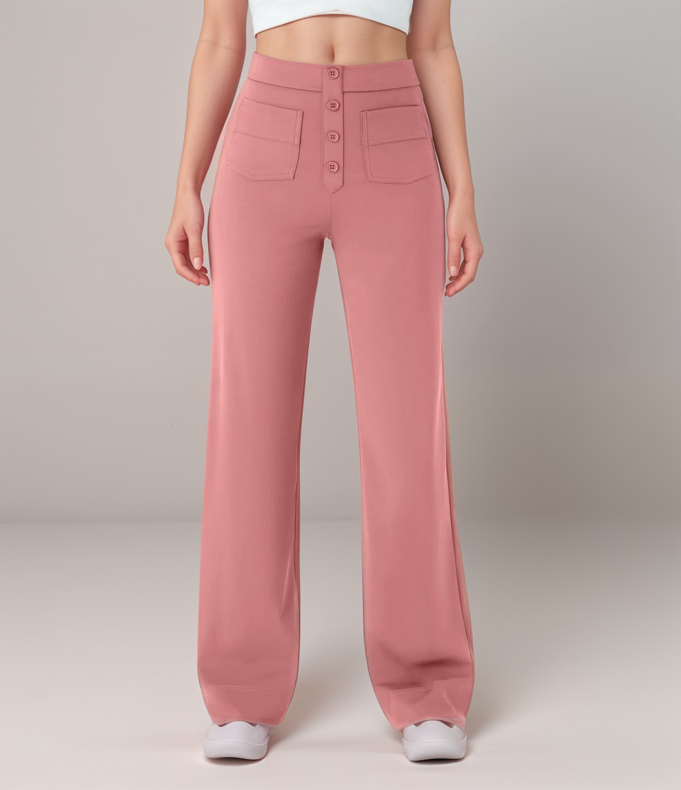 Elsa |Elastische Hose mit hoher Taille