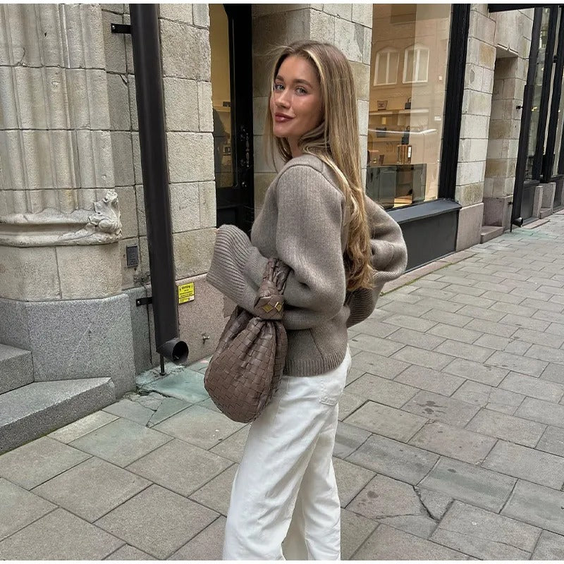 Elma | Gestrickte Strickjacke